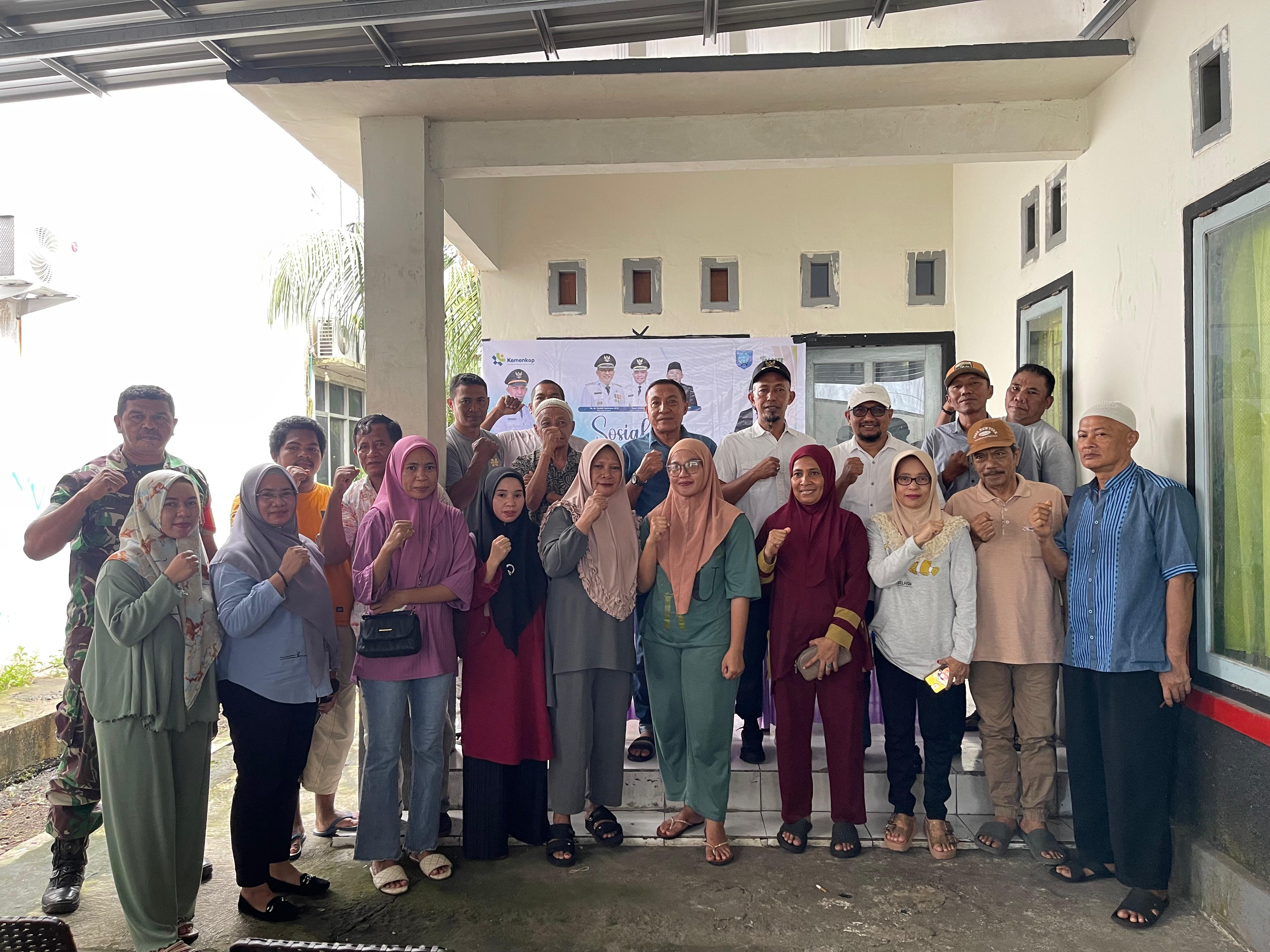 Sosialisasi Pembentukan Koperasi Merah Putih di Kelurahan Makassar Timur, Ternate Tengah